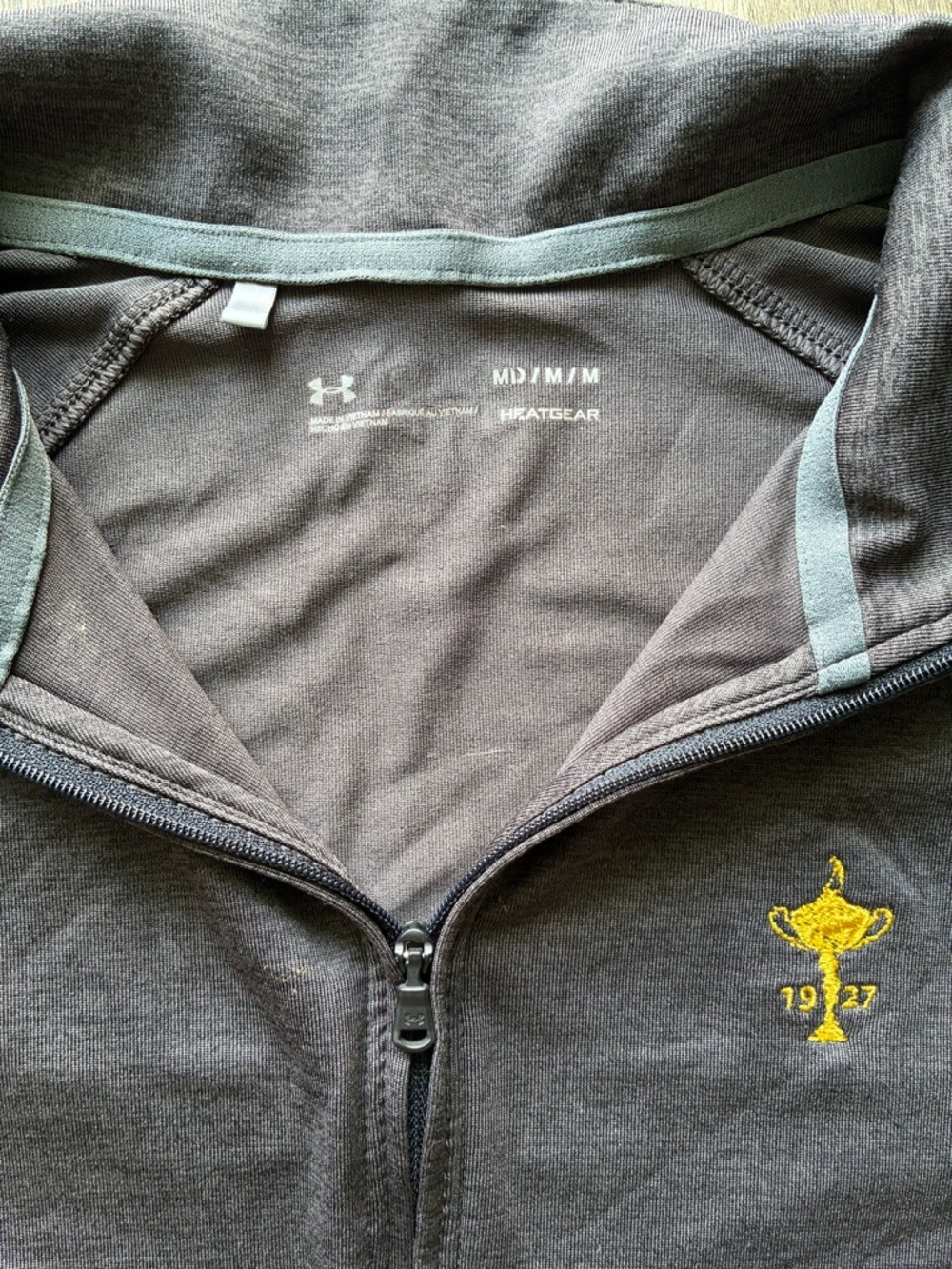 Under Armour Charcoal Ryder Cup pull over
